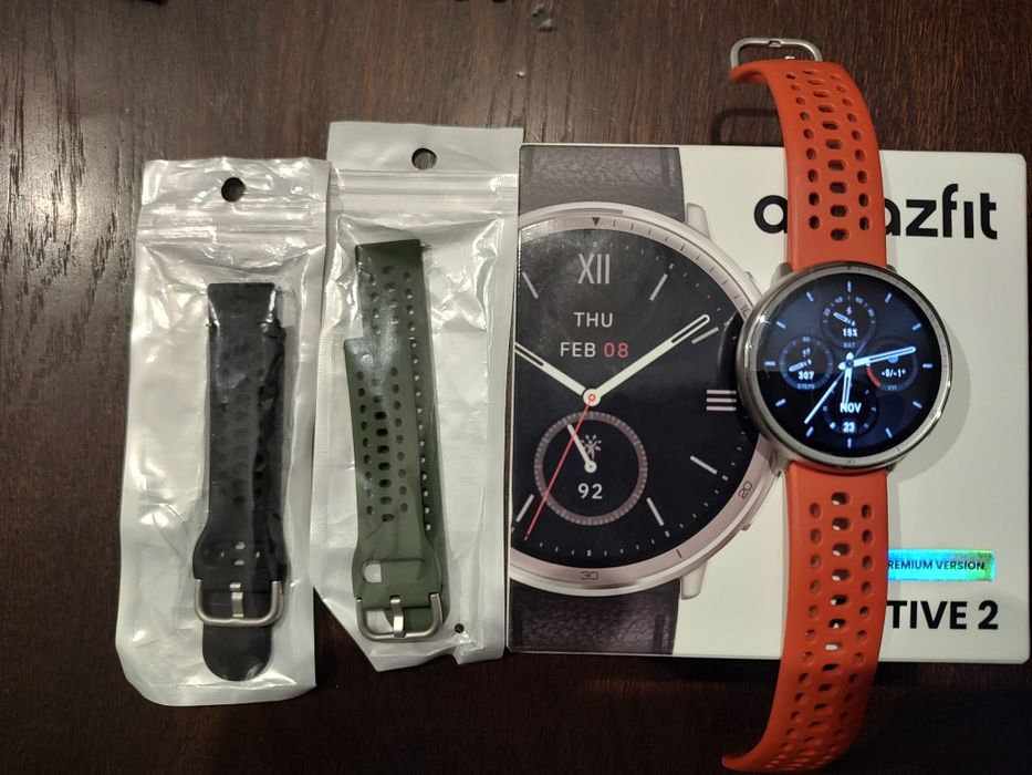 Smartwatch Amazfit Classic 2 NFC gwarancja + 2 extra paski