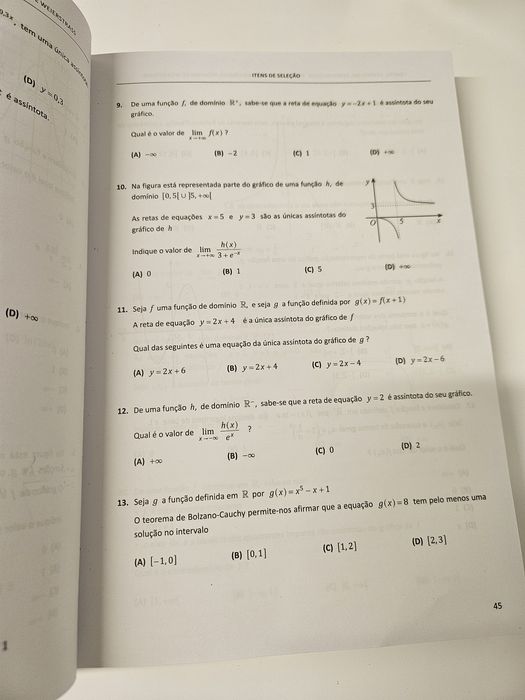 Livro IAVE Matemática A (10º/11º/12º) - Preparação Exame + Resoluções