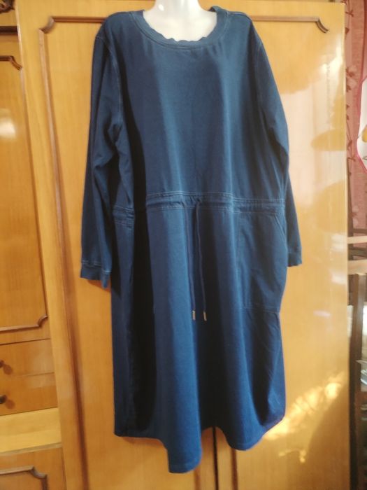 Джинсова сукня великого розміру