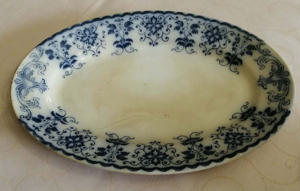 Terrina e travessa motivo Brazil Sacavem 1894