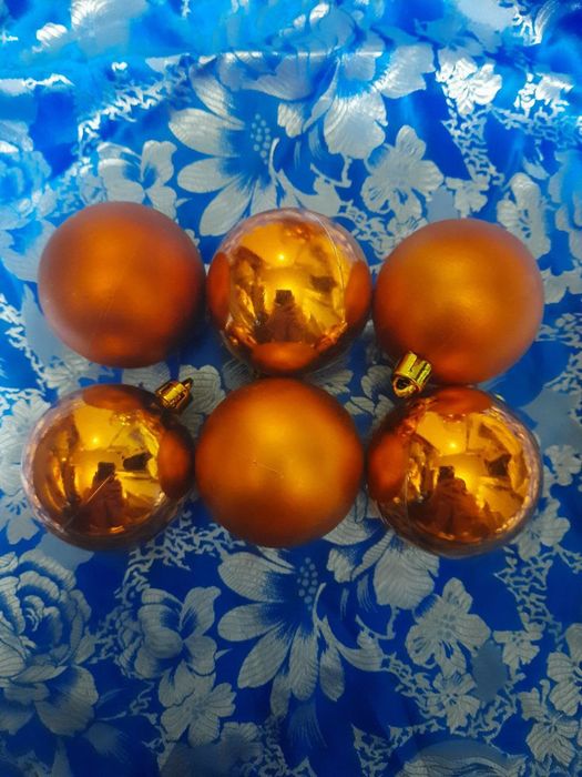 Набір кульок 6 см 24 шт, ялинкові іграшки срср