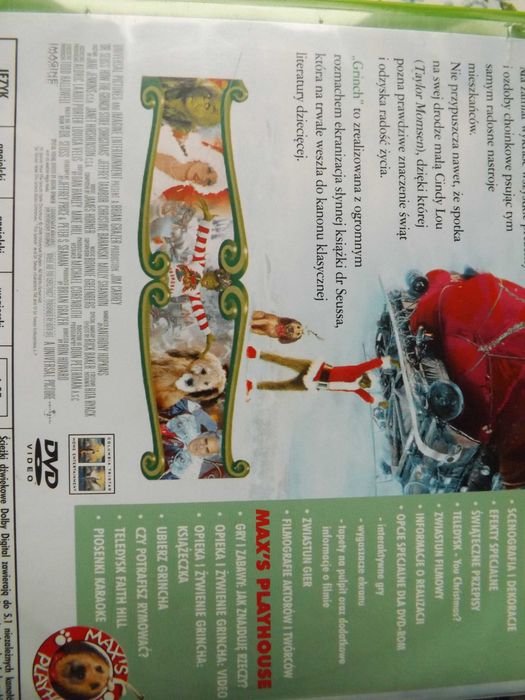Grinch  Jim Carrey film bajka dvd polskie napisy