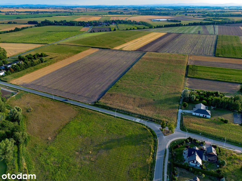 Działka budowlana 1169 m² w Zębicach | prąd + woda | MPZP - Więcej