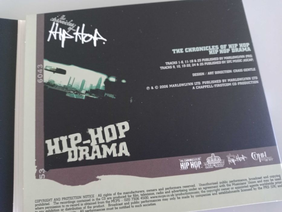 HIP HOP - DRAMA e RnB OLD SKOOL (2 x cd muito raros, não comercial)