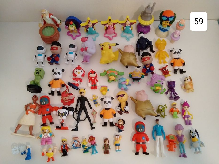 Lote bonecos, brinquedos