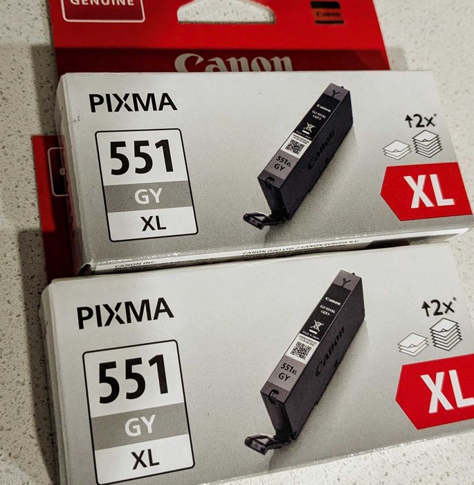Tinteiro Canon CLI-551XL GY - NOVO - SELADO (2 Disponíveis)