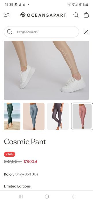 Legginsy OCEANSAPART , 3 pary. L i M