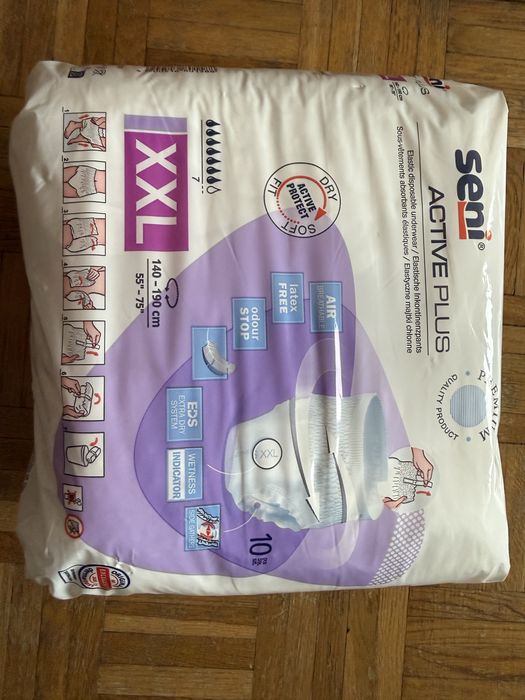 Pieluchomajtki Seni Active Plus XXL pampersy pieluchy