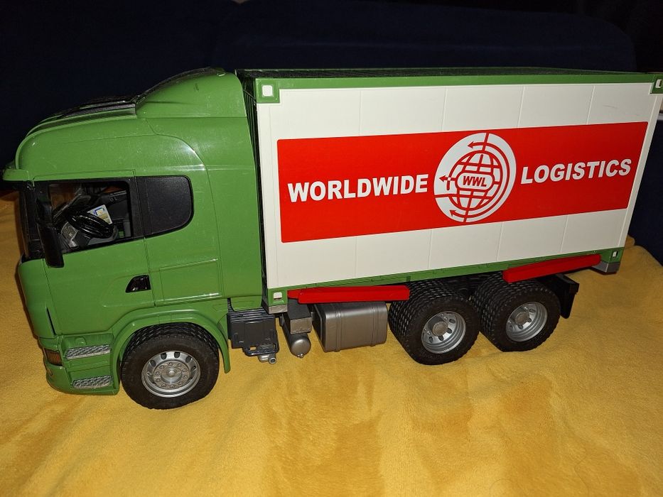 Bruder samochód Scania kontener z wózkiem widłowym 03580