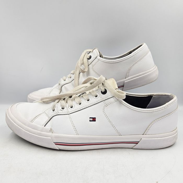 Buty Sportowe Sneakersy Męskie Tommy Hilfiger Core Białe Rozmiar 44