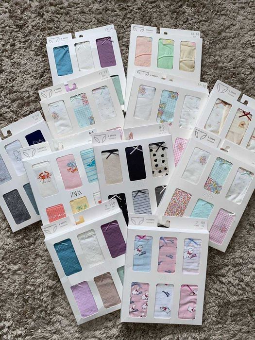 Комплект трусиків zara для дівчинки