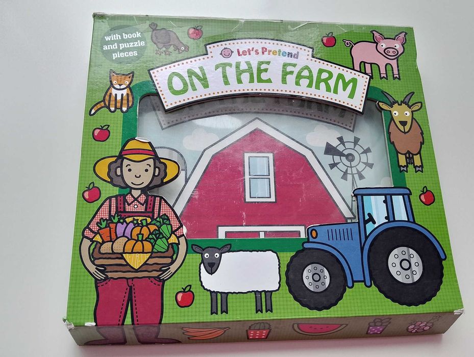 Książeczka z puzzlami w j.angielskim