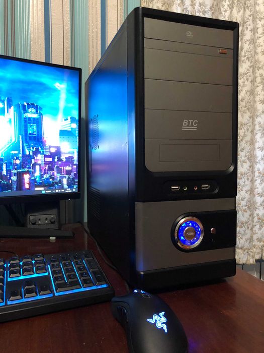 Игровой ПК Intel i5/16Gb/RX570/SSD256+500 компьютер системный блок