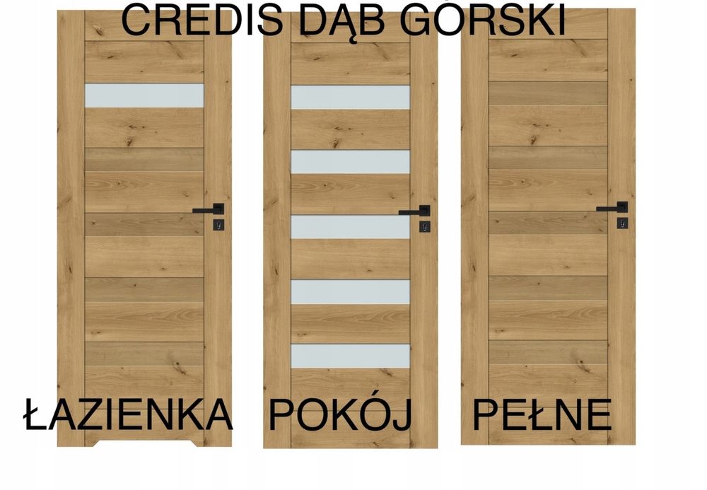 RAMOWE Drzwi wewnętrzne Windoor model Credis szybka dostawa, akcesoria