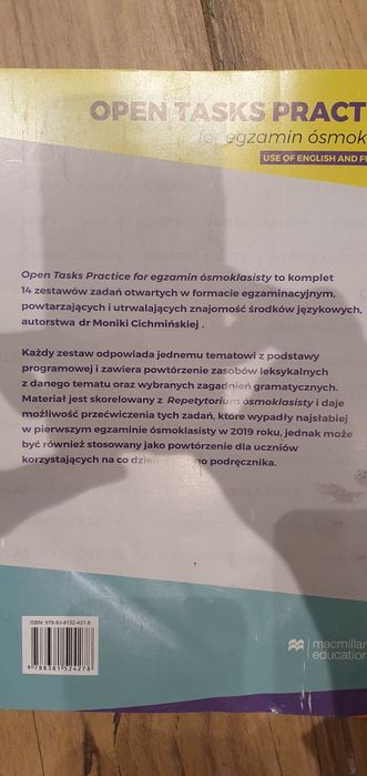 Open tasks practice Arkusze Angielski  Egzamin Ósmoklasisty