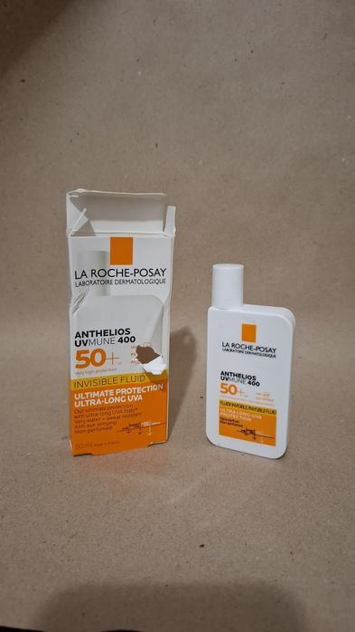 УЦІНКА Невидимий сонцезахисний флюїд без ароматизаторів La Roche-Posay Anthelios UVmune 400 SPF50+ для чутливої шкіри, 50 мл