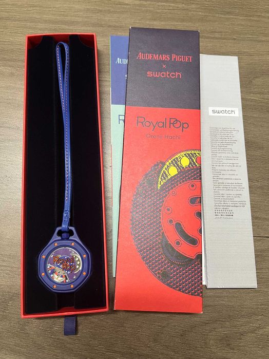 Orenji Hachi – Lépine z koronką 12, Super-LumiNova A, safir, lanyard