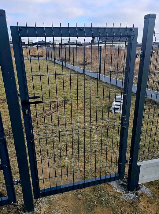 Brama Panelowa 3d. Furtki. Ogrodzenie panelowe