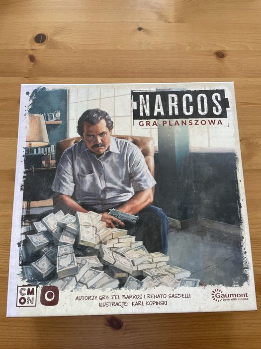 Narcos gra planszowa pomalowane figurki