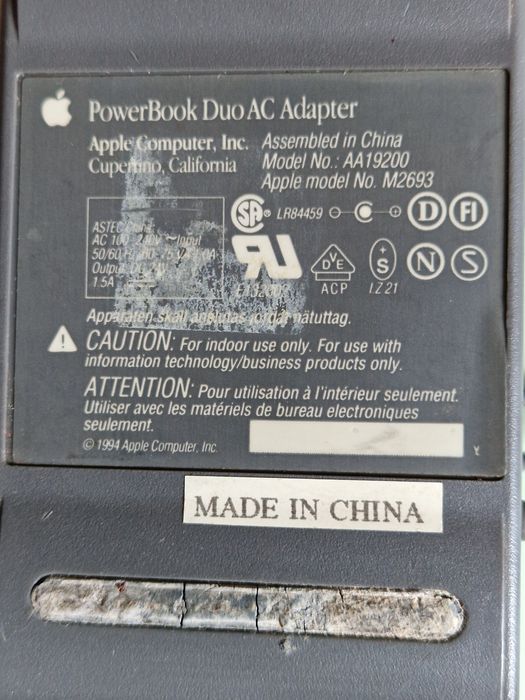 Carregador Powerbook Duo