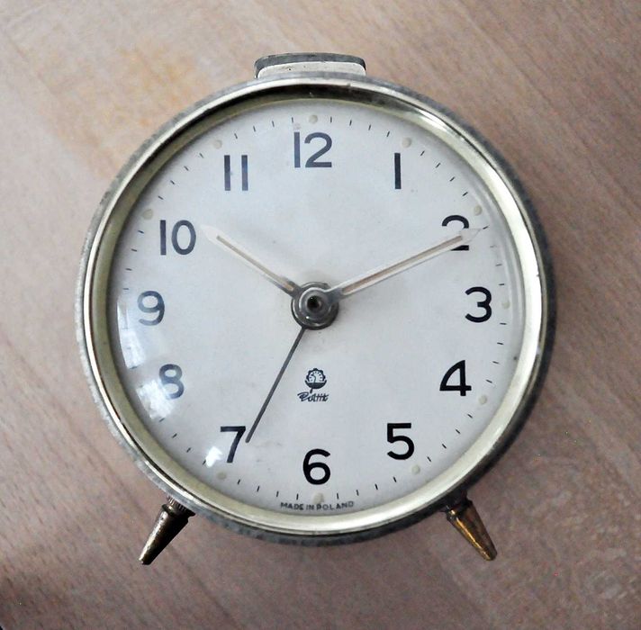 Rzadki Polski Poltik budzik 11 kamieni