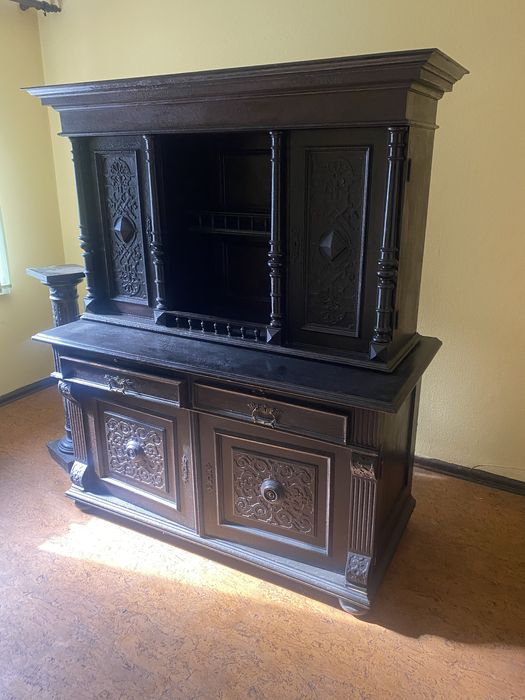 Kredens Drewniany,stary duży antyk.