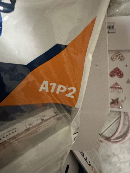 meia máscara de proteção Dexter com cartuchos A1P2. Novo