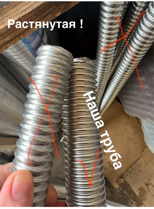 Гофра из нержавейки/ выхлоп для генератора/гофра для генератора