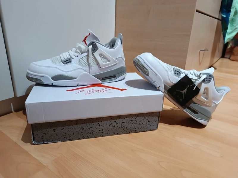 Buty Trampk Jordan 4 Retro White Oreo R.45