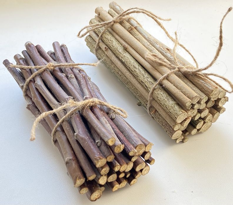 Гілочки для гризунів з ліщини і яблуні