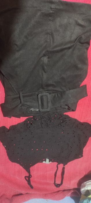 Mini saia de camurça