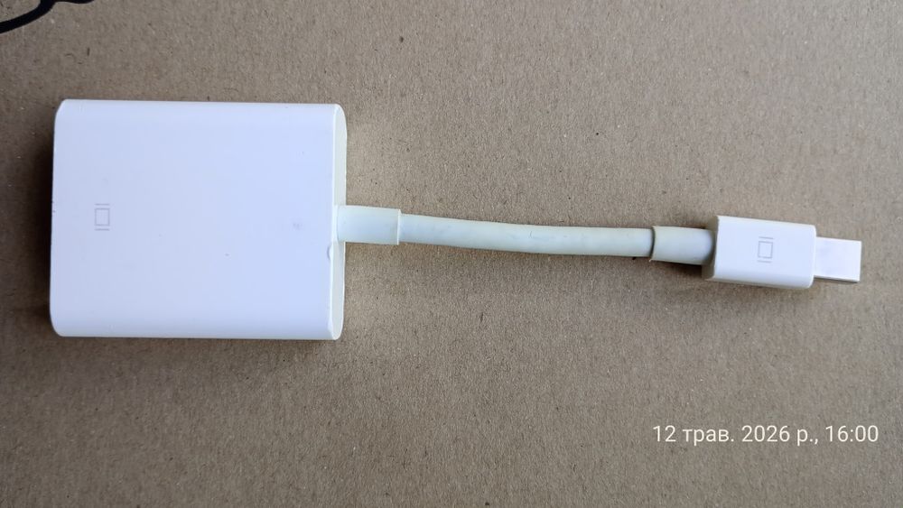 Переходник позволяет подключить Macbook к обычному VGA дисплею Поддерживает Mini DisplayPort 1.1a ввод и VGA вывод Поддерживает вывод по DVI видео сиг