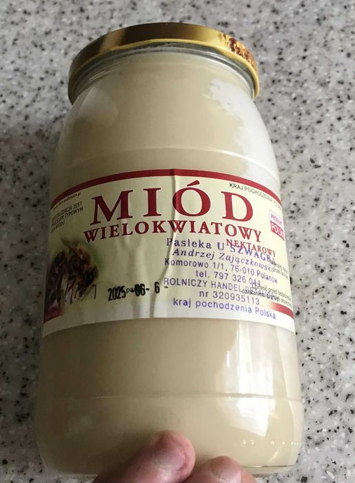 Naturalny miód 0,9l