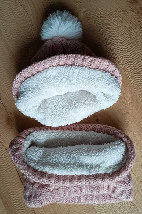 Buty śniegowce Reebok + czapka z kominem