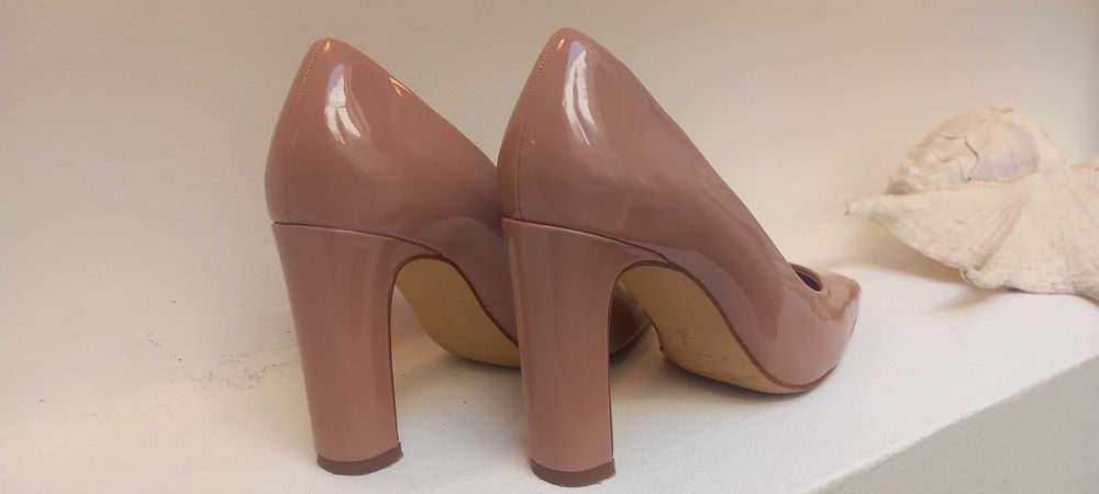 Sapatos Clássicos /Tom Salmão Envernizado - Sara Basic 36