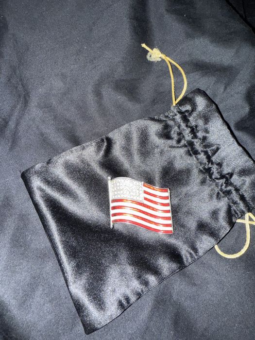 PIN USA com brilhantes