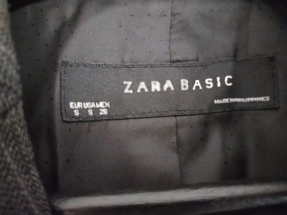 Szara damska garsonka w prążek, Zara, r. S