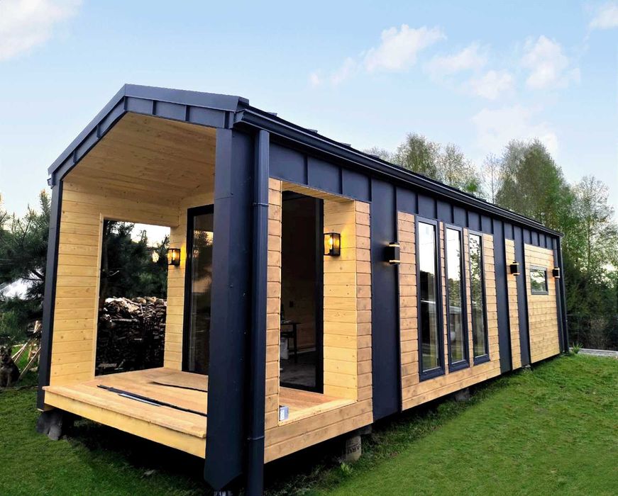 Domek Modułowy 35m² - Mobilny, Drewniany, Całoroczny, Na Zgłoszenie