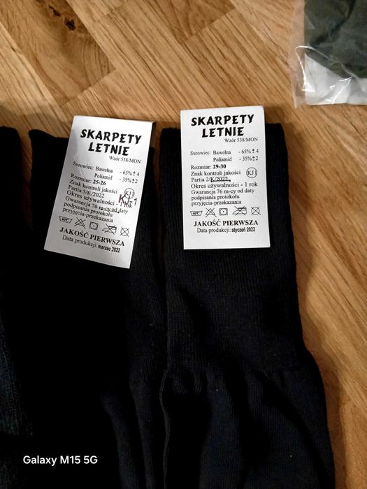 Skarpety zimowe letnie