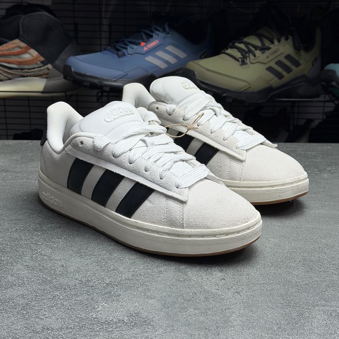 42р.ОРИГІНАЛ 100% Кеди кросівки кроссовки шкіра Adidas Grand Court Alpha JR0544