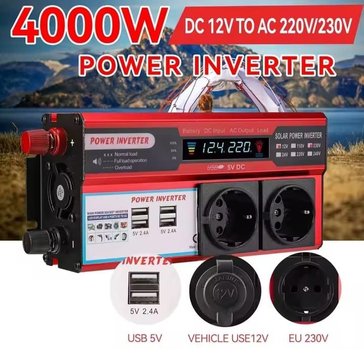Inversor de potência 4000w - Novos