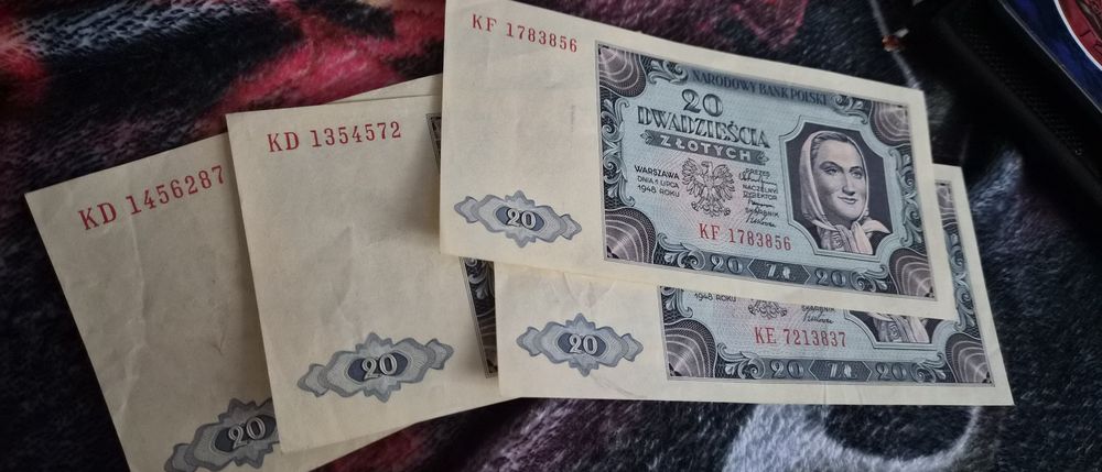 Banknot 20 zł z 1948 r