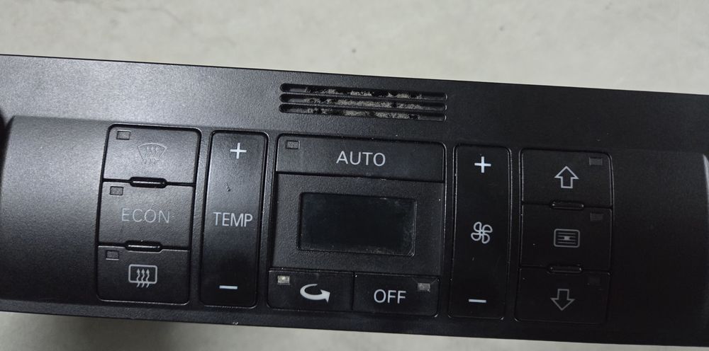 Painel de controlo do sistema de climatização para audi A2