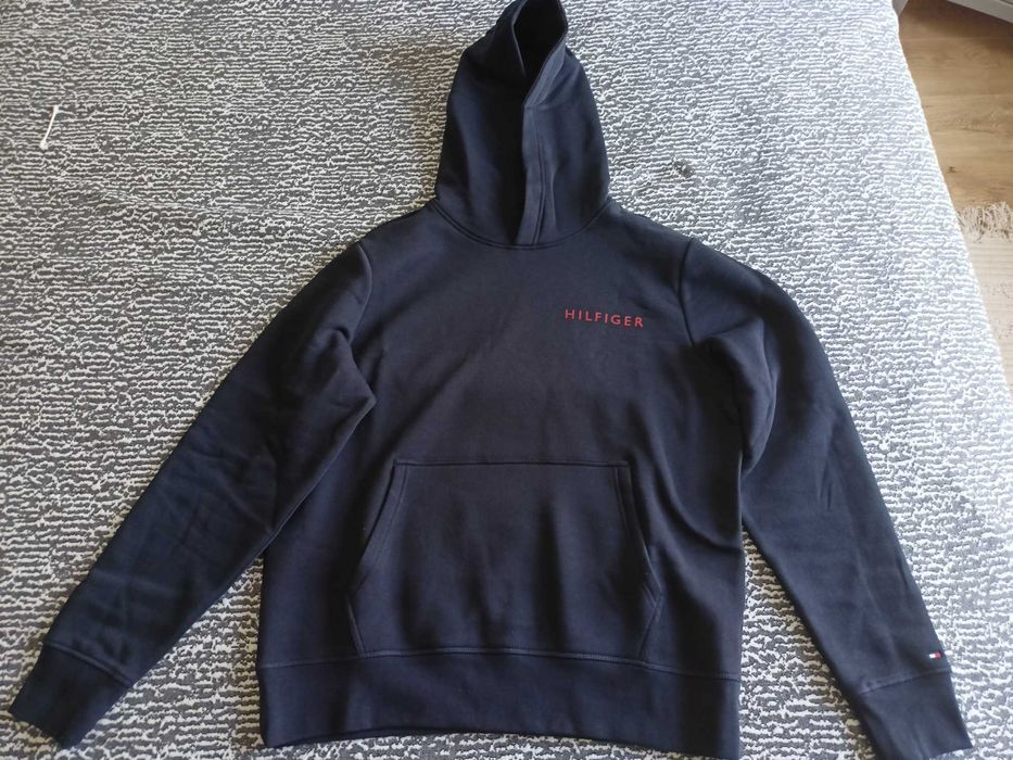 Granatowa bluza Tommy Hilfiger Pop Color Hoodie rozmiar M