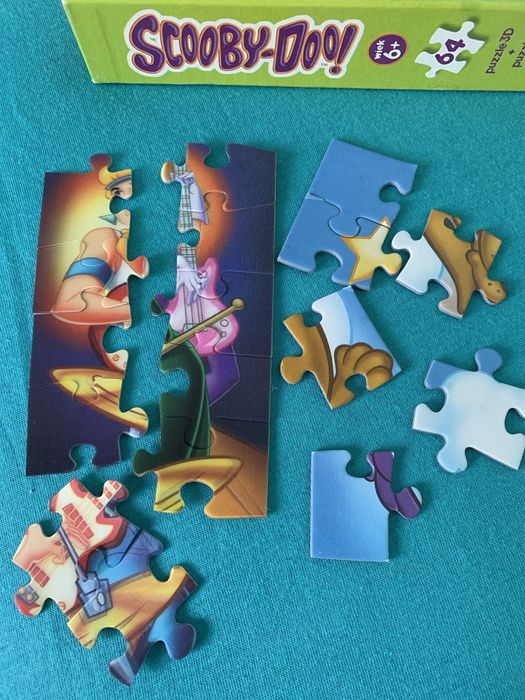 Puzzle Scooby-Doo Puzzle zwykłe i drugie 3D