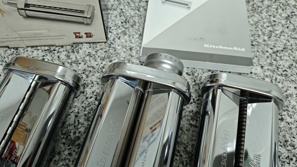Lote Acessórios de Massa KitchenAid Original (5 Peças / 2 Caixas)