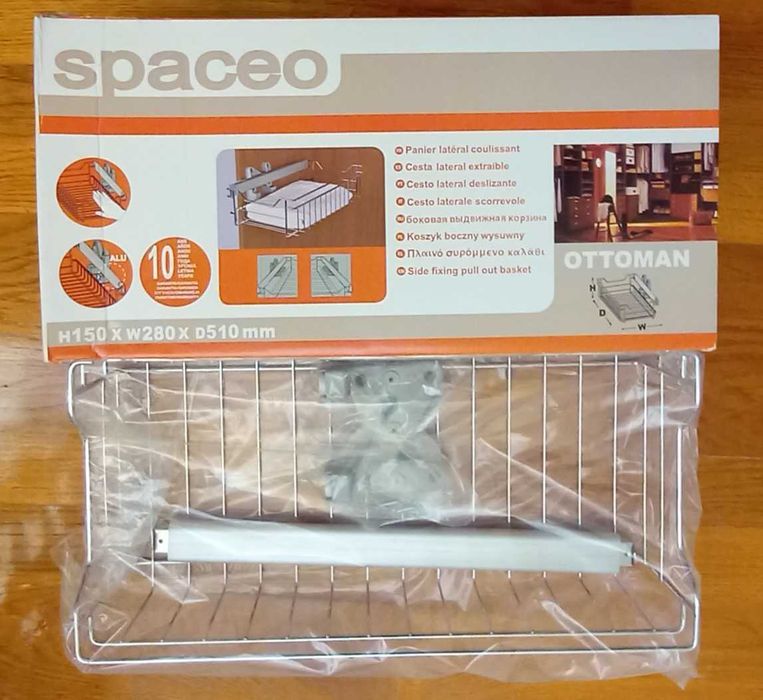 Arrumação - Cesto lateral deslizante