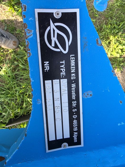 Plug Obrotowy Lemken 4 Skibowy
