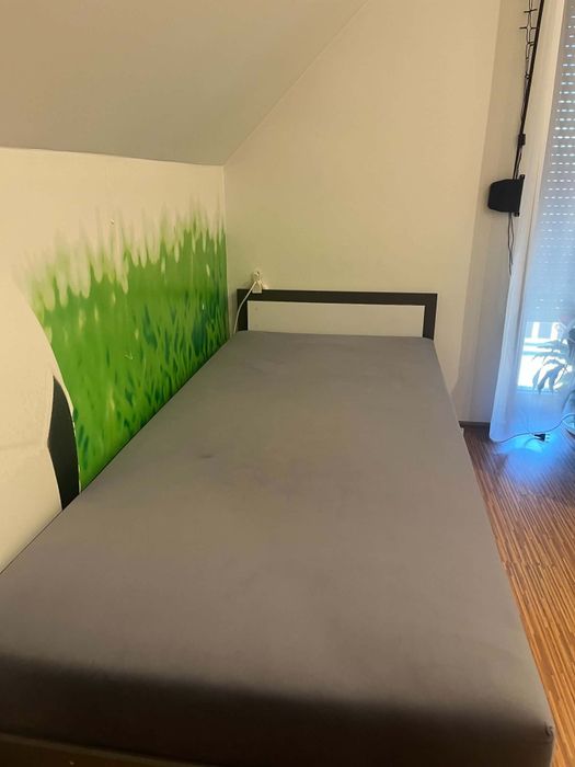 Łóżko młodzieżowe z materacem 90x206
