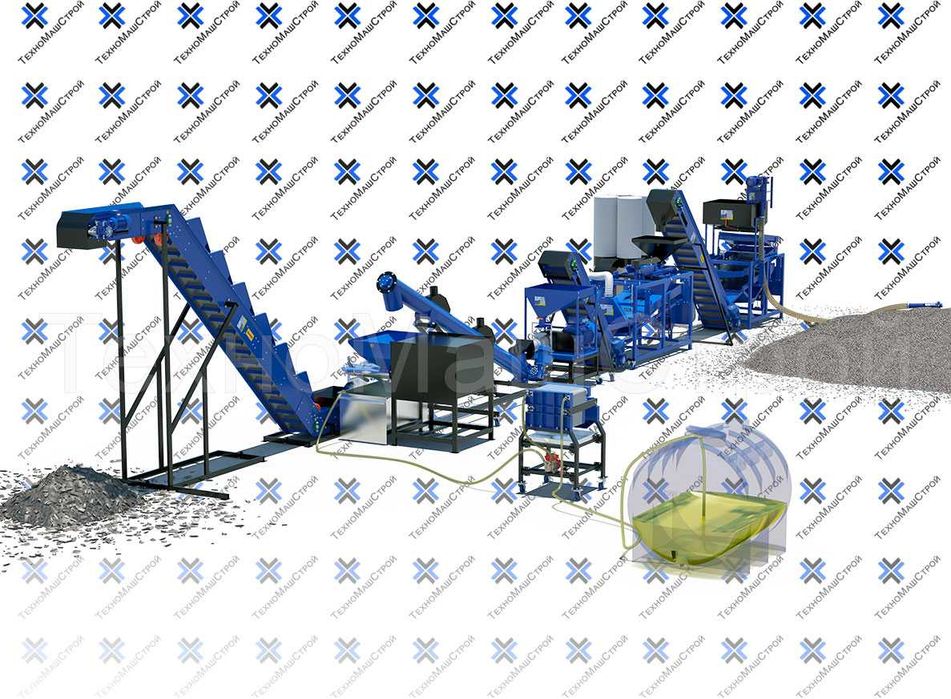Лінія для переробки сої, екструдування та віджим "МПО-300"